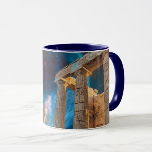 Parthenon Acropolis Greece Meets Space Mug