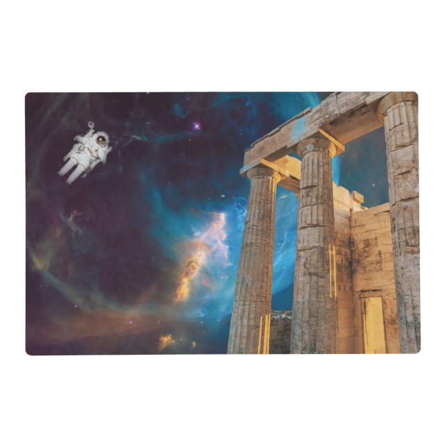Parthenon Acropolis Greece Meets Space Placemat (Front)