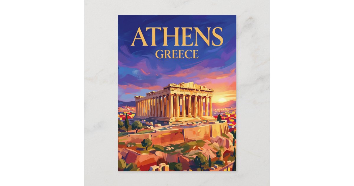 Parthenon (Acropolis) Greece Postcard | Zazzle