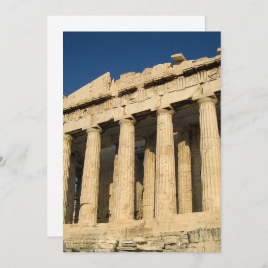 Parthenon Acropolis in Athens (Front/Back)