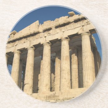 Parthenon Acropolis In Athens Coaster by Argos_Photography at Zazzle