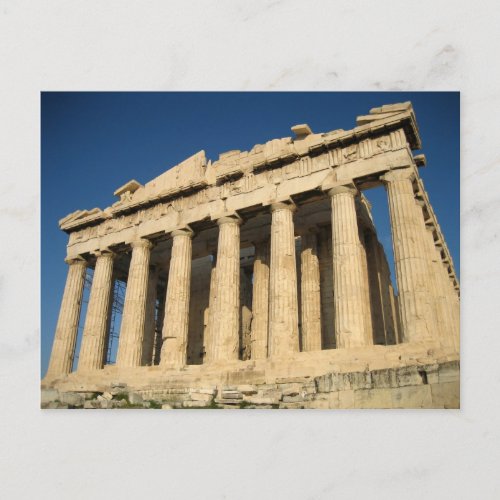 Parthenon Acropolis in Athens Postcard