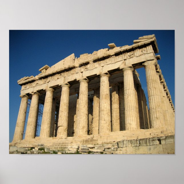 Parthenon Acropolis in Athens Poster (Front)
