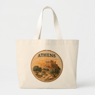 Parthenon Acropolis Large Tote Bag