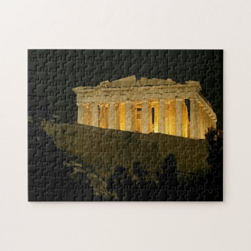 Parthenon at Night Jigsaw Puzzle