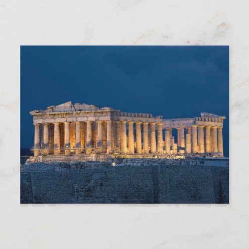 Parthenon Athens Greece Postcard