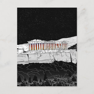 Parthenon Athens Greece Postcard