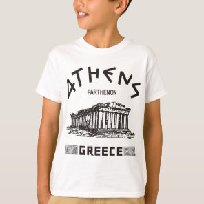 Parthenon - Athens - Greek (black) T-Shirt