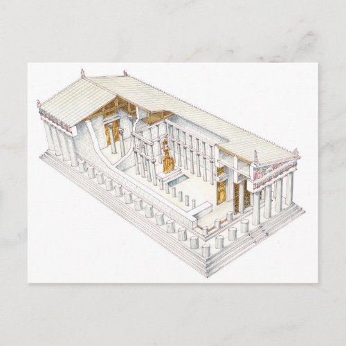 Parthenon Athens Postcard