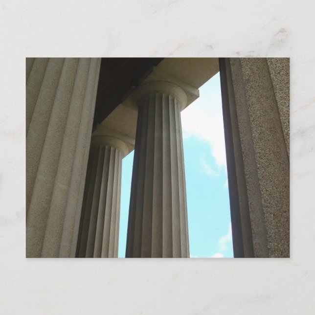 Parthenon Columns Nashville TN Postcard (Front)