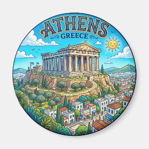 Parthenon Greece Magnet