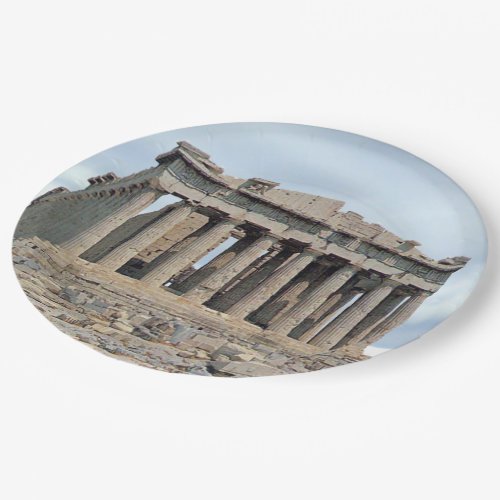 Parthenon Paper Plates