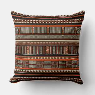 Parthenon Pillar: Ancient Greek Geometric Throw Pillow