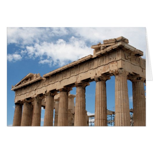 parthenon temple cards (Front Horizontal)