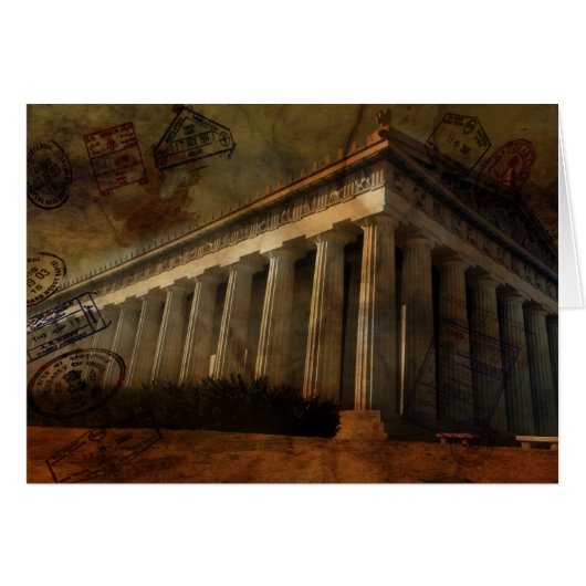 Parthenon, Temple of Athena Cards (Front Horizontal)