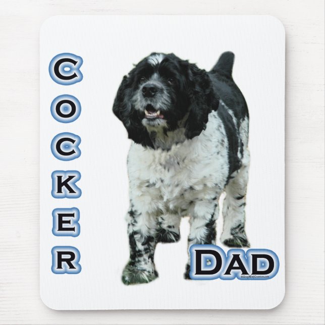 Parti Cocker Spaniel Dad 4 Mouse Pad (Front)