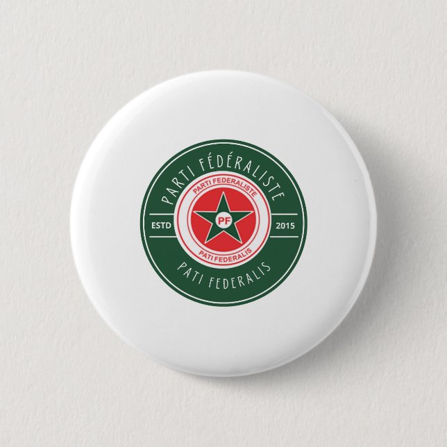 Parti Fédéraliste Button (Front)