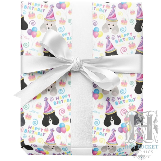 Parti Poodle Wrapping Paper (Creator Uploaded)