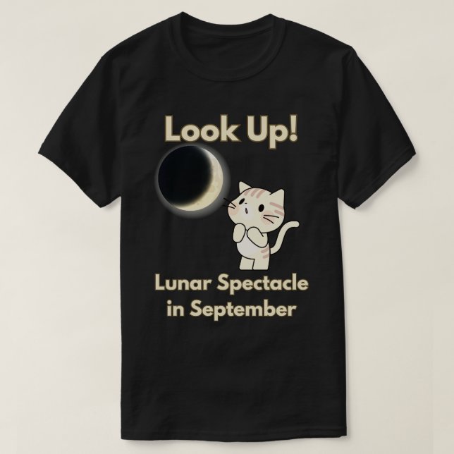 Partial Lunar Eclipse 2024 T-Shirt (Design Front)