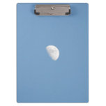 [ Thumbnail: Partial Moon and a Clear Blue Sky Clipboard ]
