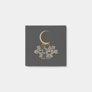 Partial Solar Eclipse 2025 Astronomy Event Post-it Notes