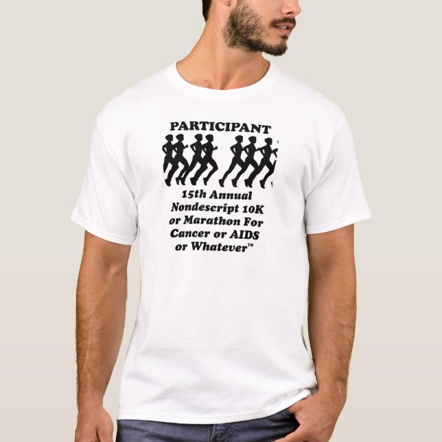 Participant Nondescript 10K Marathon T-Shirt (Front)