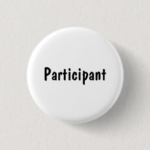 Participant Pinback Button