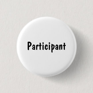 Participant Pinback Button