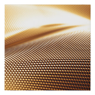 Particle drapery luxury gold background. 3d illust faux canvas print