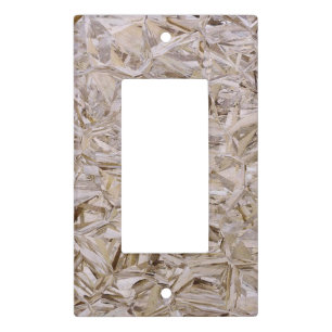 Particle OSB Construction Plywood Print Light Switch Cover