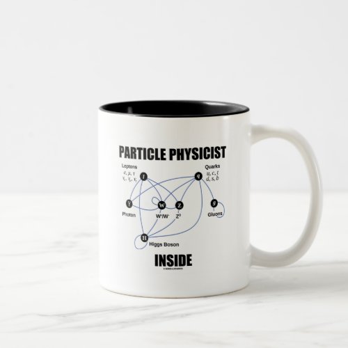 Particle Physicist Inside Standard Model Higgs Two_Tone Coffee Mug