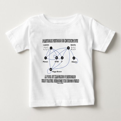 Particle Physics Is Nothing But A Pool Of Massless Baby T_Shirt