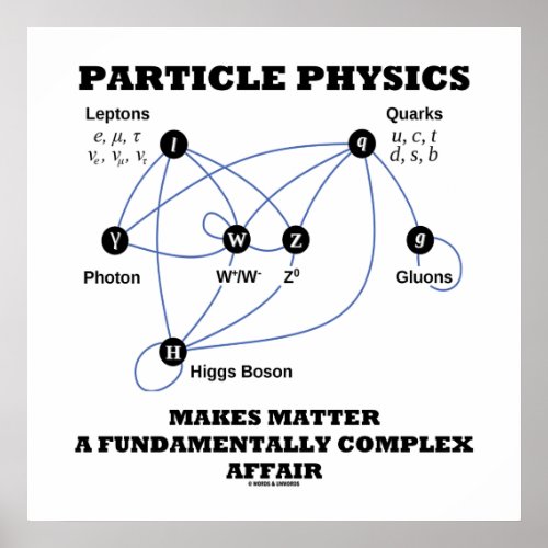 Particle Physics Makes Matter A Fundamentally Poster