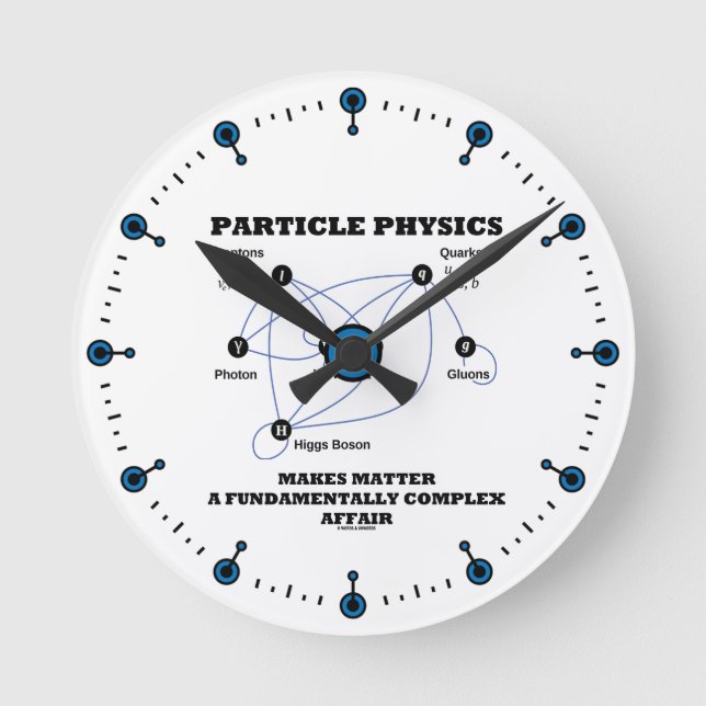 Particle Physics Makes Matter A Fundamentally Round Clock (Front)