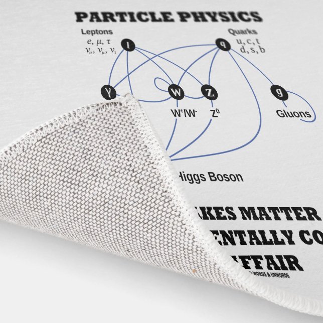 Particle Physics Makes Matter A Fundamentally Rug (Indoor)