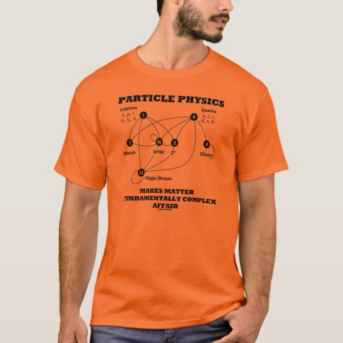 Particle Physics Makes Matter A Fundamentally T_Shirt