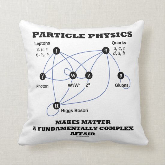 Particle Physics Makes Matter A Fundamentally Throw Pillow