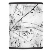 Particle physics tracks lamp shade (Front)