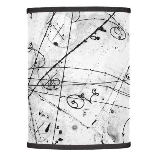 Particle physics tracks lamp shade (Front)
