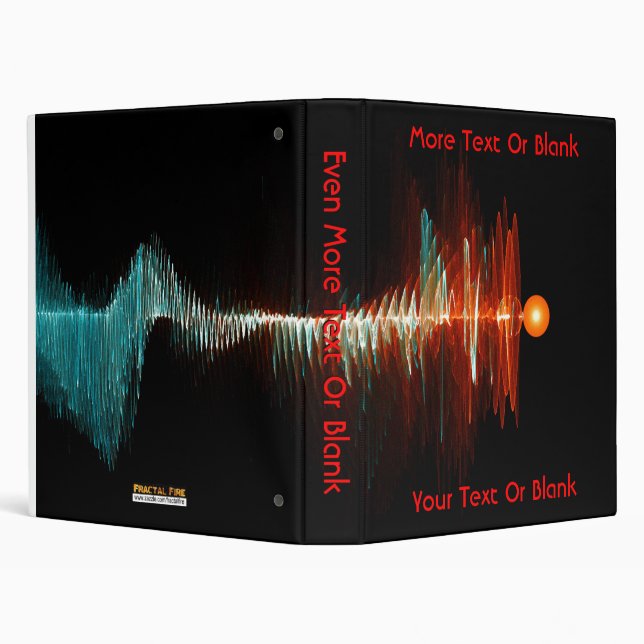 Particle-Wave Duality 3 Ring Binder (Background)
