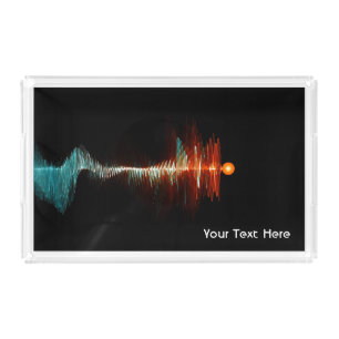 Particle-Wave Duality Acrylic Tray