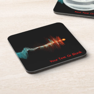 Particle-Wave Duality Beverage Coaster