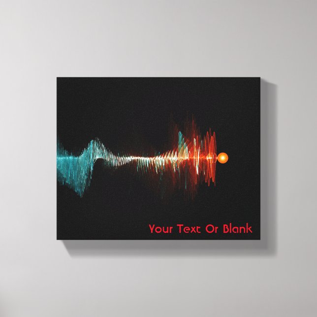 Particle-Wave Duality Canvas Print (Front)