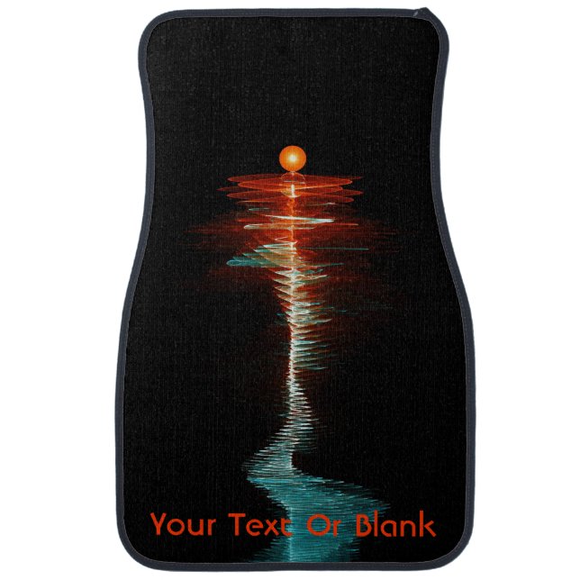 Particle-Wave Duality Car Mat (Front)