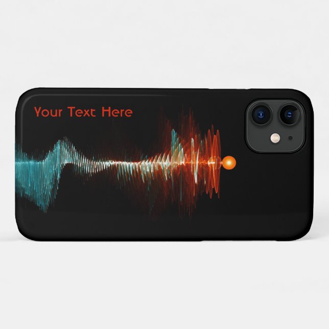 Particle-Wave Duality Case-Mate iPhone Case (Back (Horizontal))
