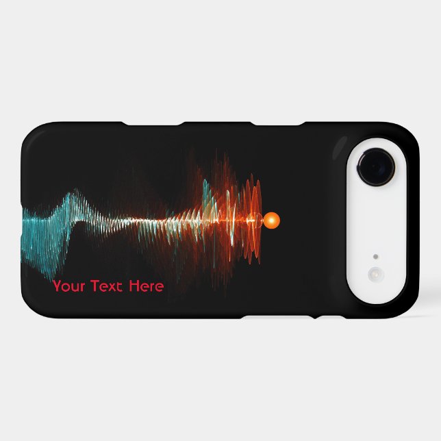 Particle-Wave Duality Case-Mate iPhone Case (Back (Horizontal))