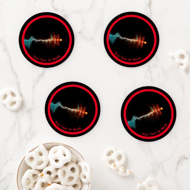 Particle-Wave Duality Coaster Set (In Situ)