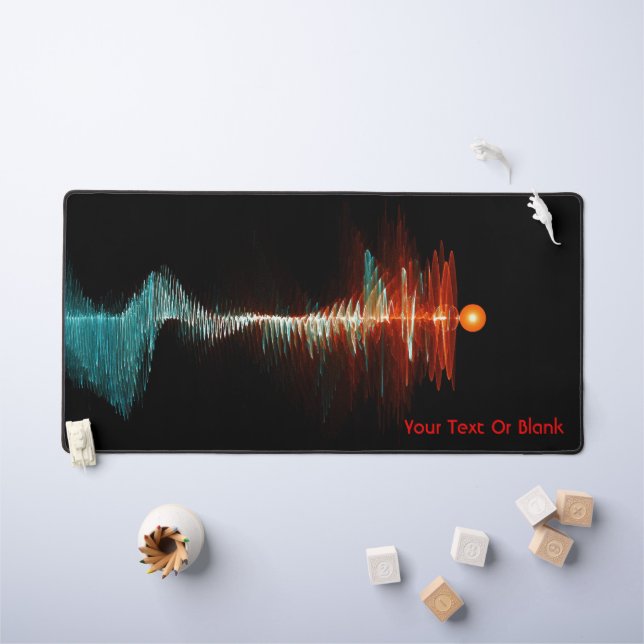 Particle-Wave Duality Desk Mat (Kids Table)