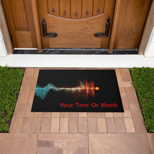 Particle-Wave Duality Doormat (Outdoor)