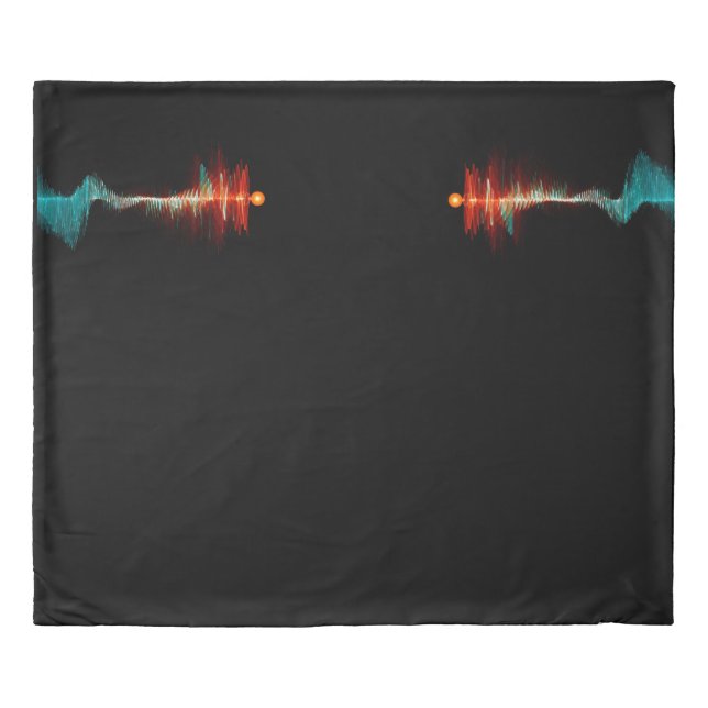 Particle-Wave Duality Duvet Cover (Front)